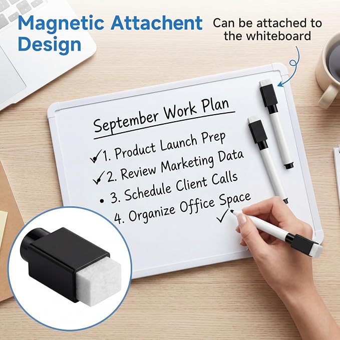 Fine tip Dry Erase Black Markers - Image 4