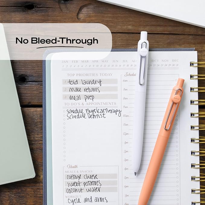 uniball™ Zento Gel Pens, 0.7mm Medium Point, Retractable, Smooth Writing - Image 6