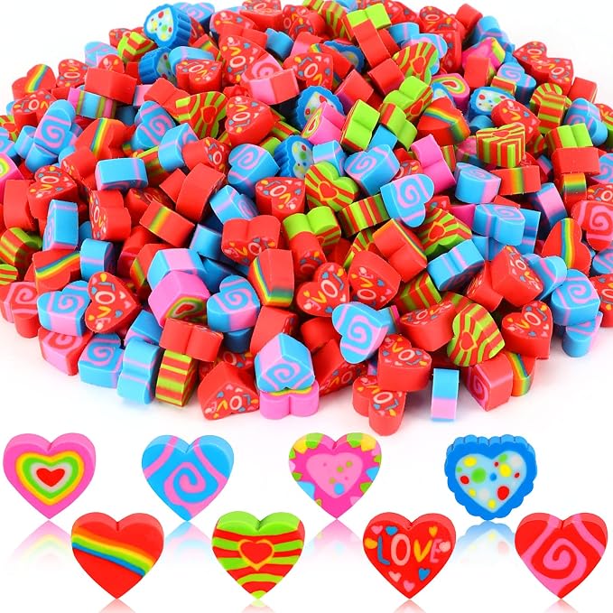 JUNEBRUSHS Erasers for Kids Bulk by JUNEBRUSHS