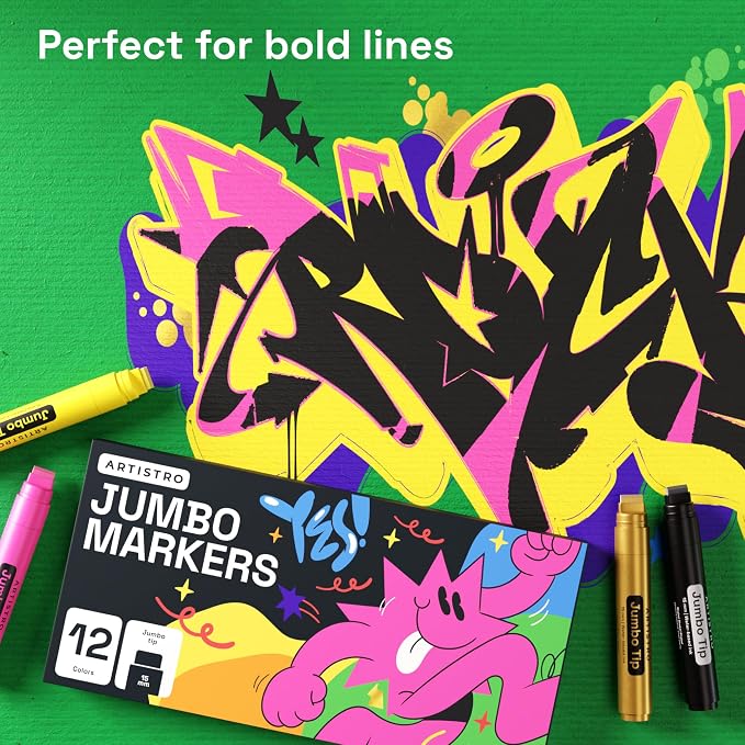 ARTISTRO 12 Multicolor Paint Pens - Image 6