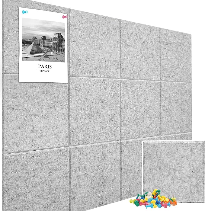 Large Cork Board Alternative 48" X 36" Bulletin Board by Hrrtyueg