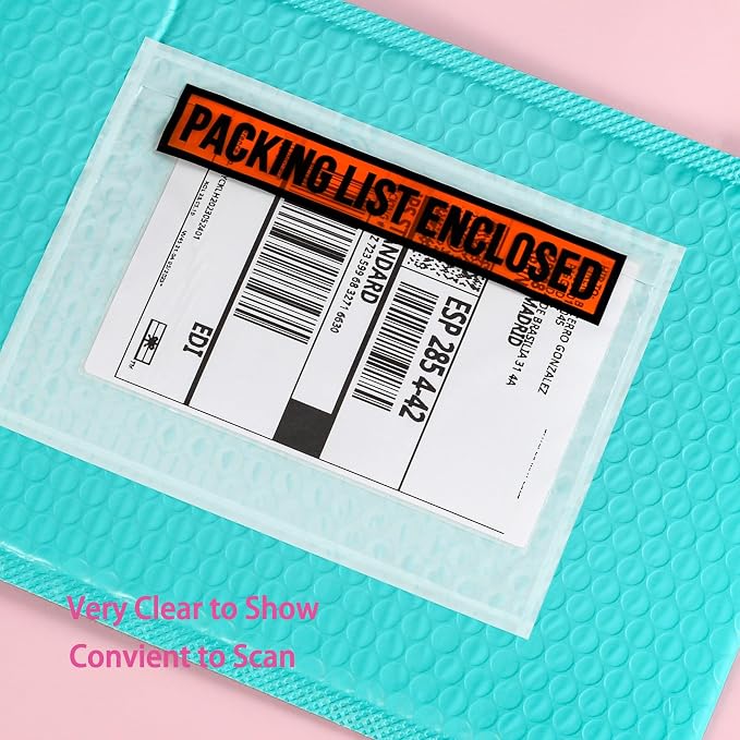 100 PCS 4.5"x 5.5" Packing List Envelopes - Image 4