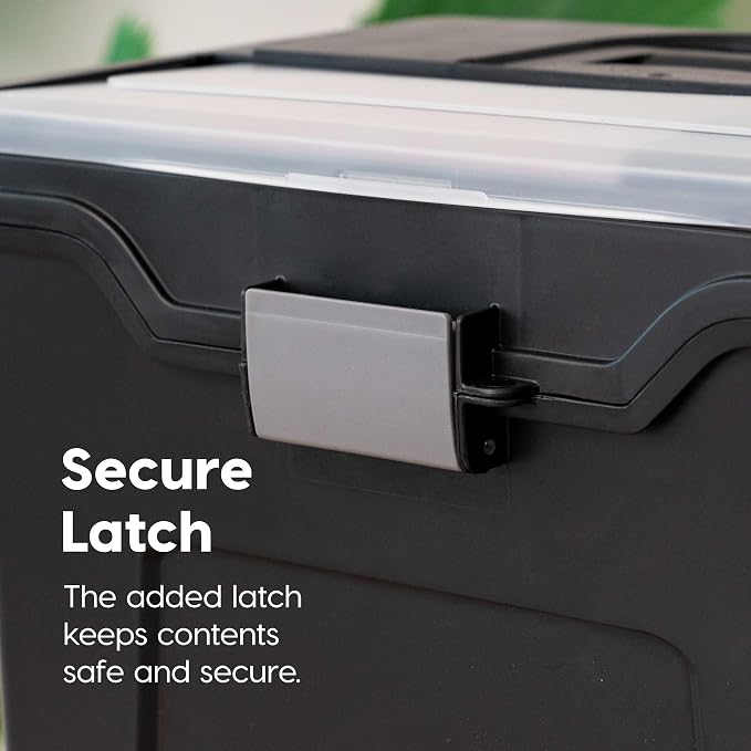 IRIS USA File Box with Lid File Organizer - Image 4