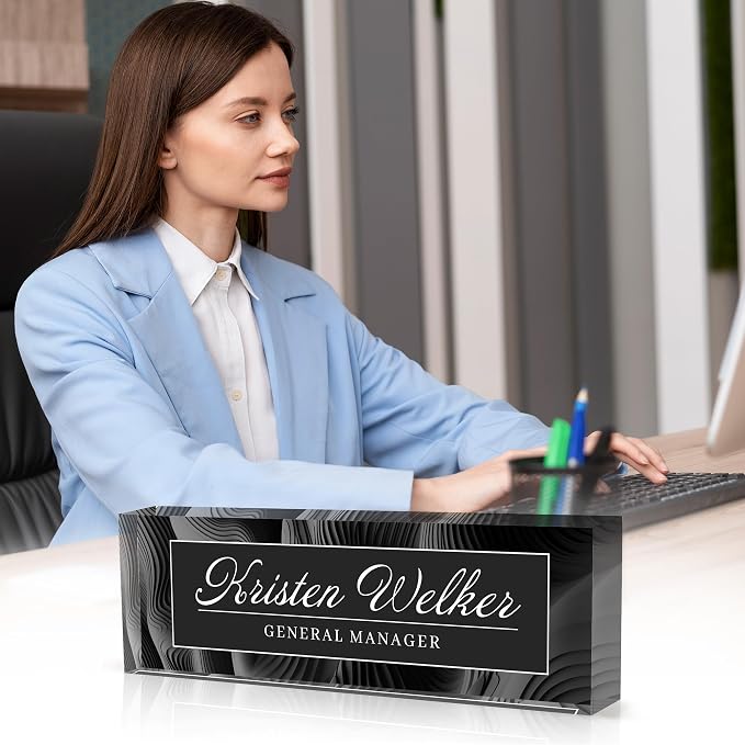 Personalized Office Name Plate, Custom Name Plate - Image 3