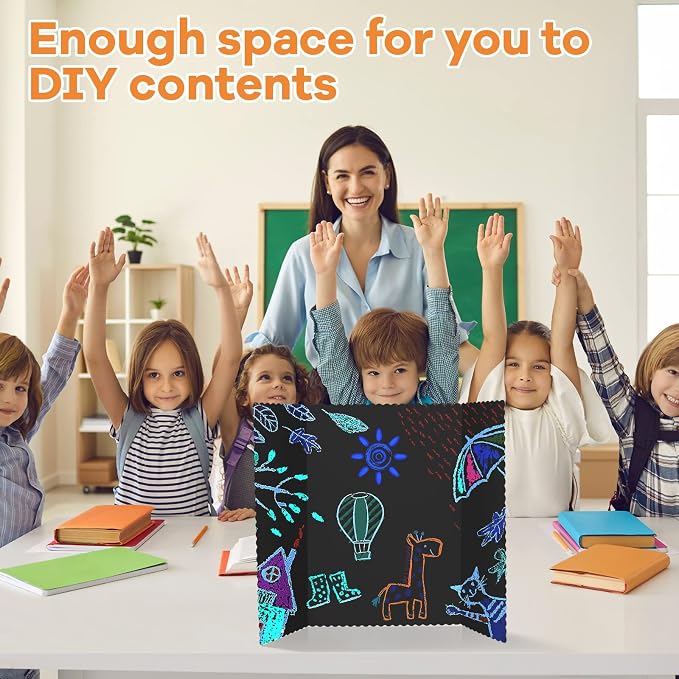 Ctosree 18 Pcs 14 * 22inch Tri Fold Poster Board Bulk, Science Fair Project - Image 6
