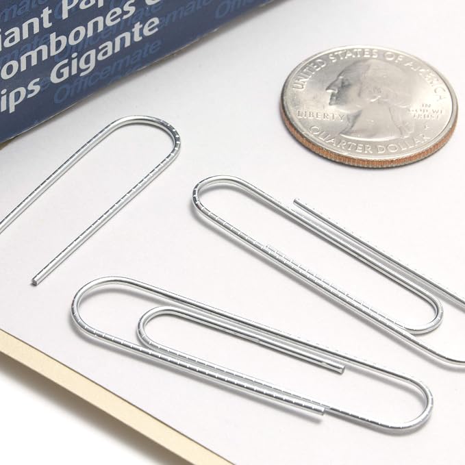 Officemate Giant Non-Skid Paper Clip, 000 Clips - Image 4