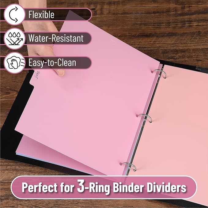 Mr. Pen- Dividers for 3 Ring Binder, 2 Sets, 6 Pack/Set, Binder Dividers - Image 5