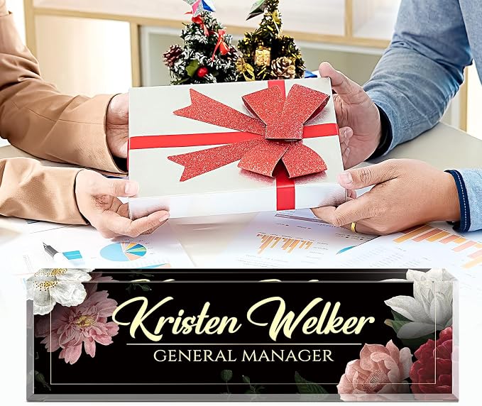 Name Plate for Desk, Desk Name Plate Personalized, Office Decor for Women Men - Image 5