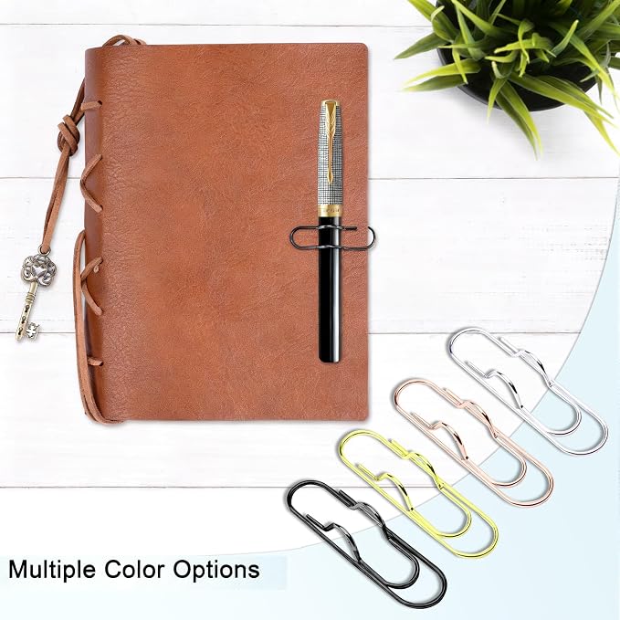 Wisdompro Pen Clip, 12 Pack Stainless Steel Pen Clip Holder - Image 7
