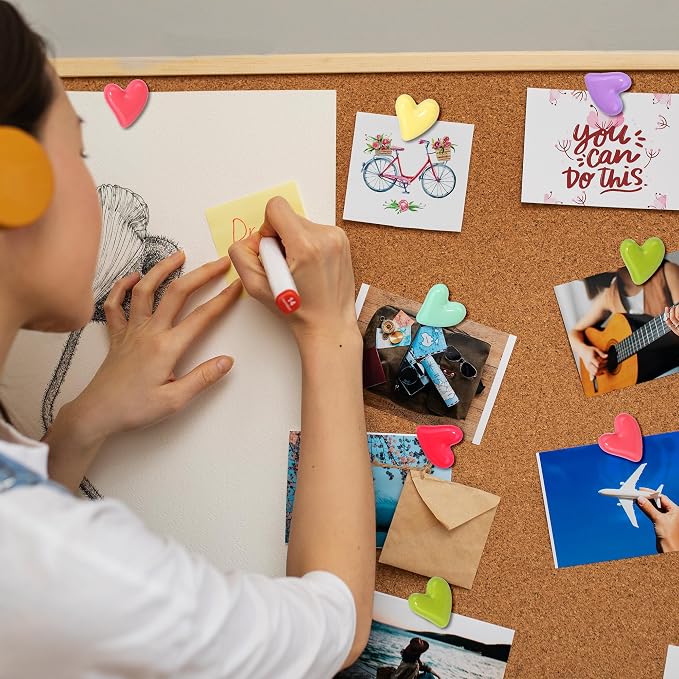 Decorative Cute Push Pins for Bulletin Board, Thumb Tacks, Cork Board Desk Wall - Image 6