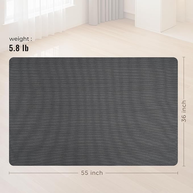 Office Chair Mat for Hard Floors, Heavy Duty Floor Protector Rolling Chairs for - Image 5