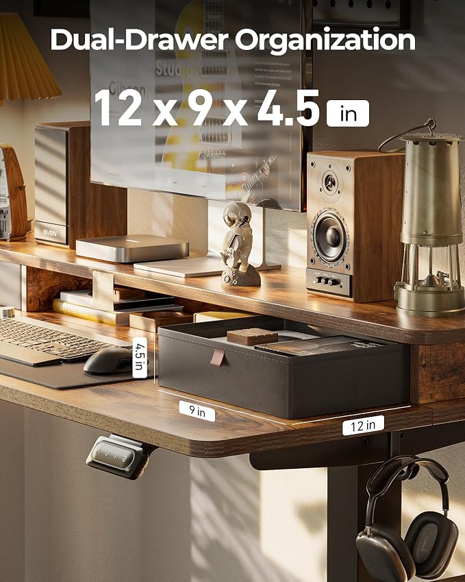 FEZIBO 48 x 24 Inch Height Adjustable Electric Standing Desk - Image 8