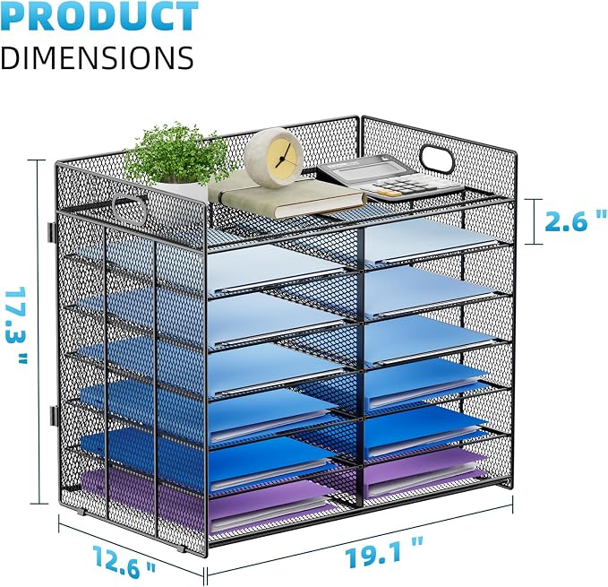 Lavatino 7 Tier Paper Organizer - Image 4