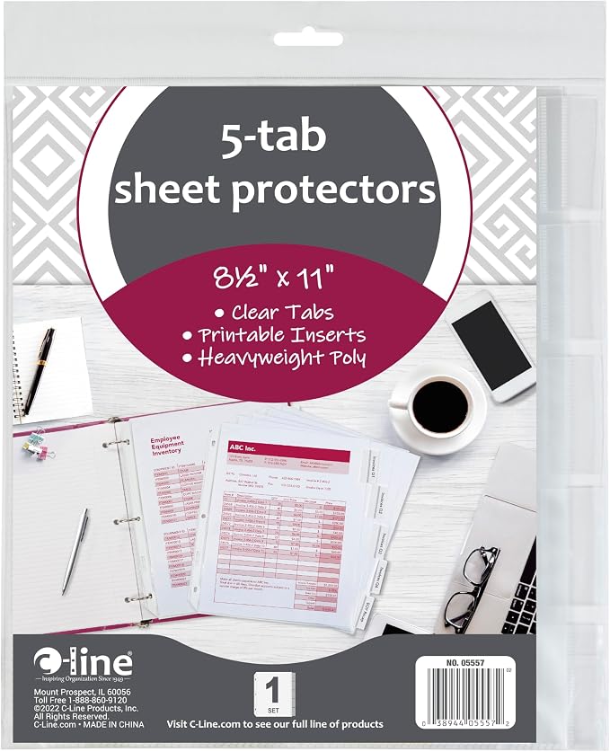 C-Line Polypropylene Sheet Protector by C-Line