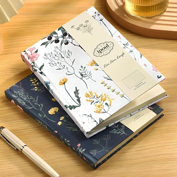 Floral Journal for women, Floret Hardcover Notebook, Medium Ruled Notebook - Image 7