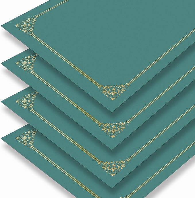 BELLE KR® Green Certificate Holders 8.5 x 11, Documents and Diplomas - Image 2