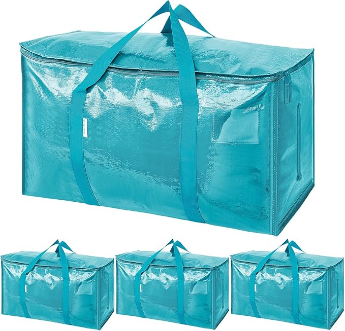 TICONN 4 Pack Extra Large Moving Bags Heavy Duty by TICONN