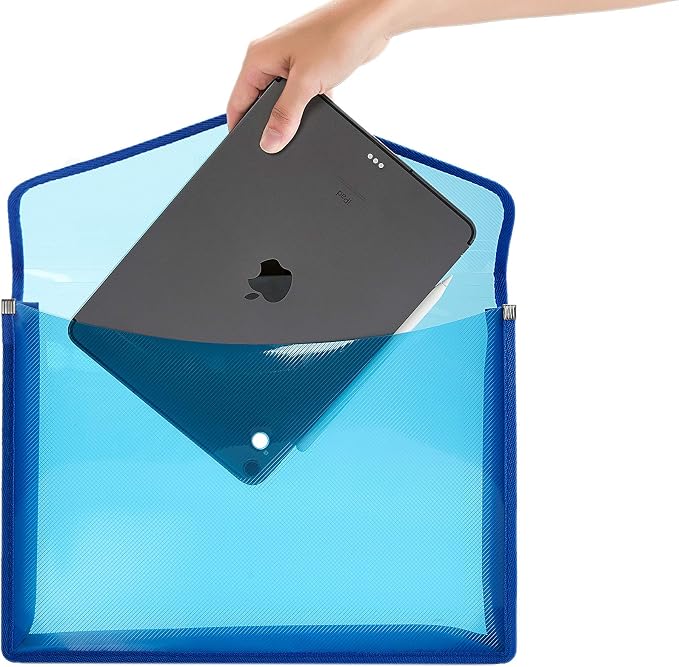 Plastic File Folder Poly Envelope Expanding File Wallet Document Folder - Image 6