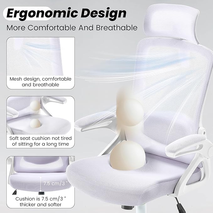 Fizzin Ergonomic Office Chair, 400 LBS Desk Chair - Image 6