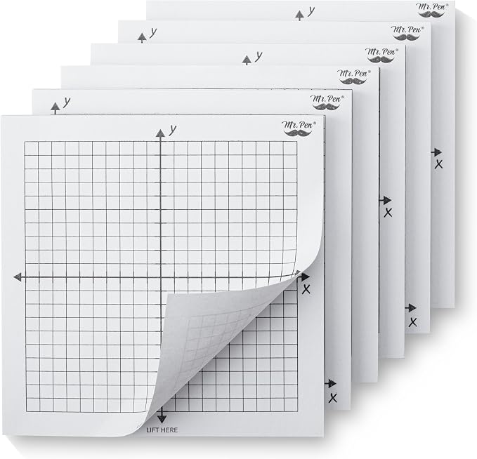Mr. Pen- Graph Sticky Notes, 3x3 Inch, 6 Pads, 50 Sheets/Pad, 300 Sheets | 6 - Image 8
