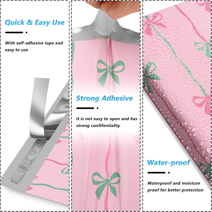 Poly Mailer 10x13 Inch 100 Pcs, Waterproof and Tear-Resistant Shipping Bags - Image 3