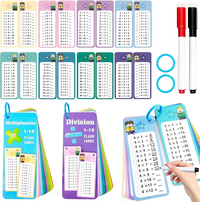 30Pack Multi Math Flash Cards, by Anemeeoke