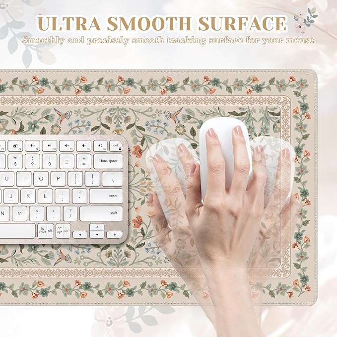 iCasso Aesthetic Flower Mouse pad - Image 3