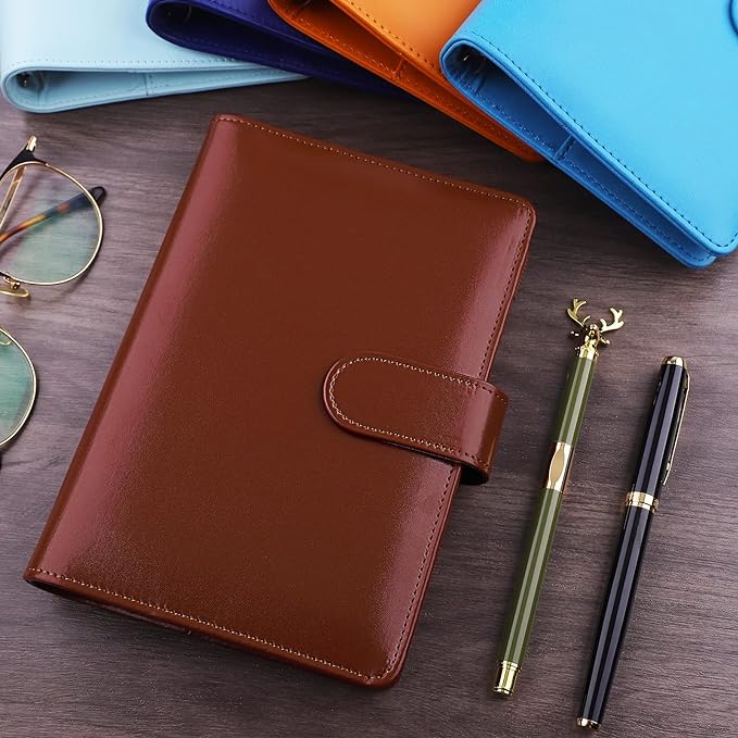 Antner A6 Binder 6 Ring Refillable Notebook Budget Planner - Image 6