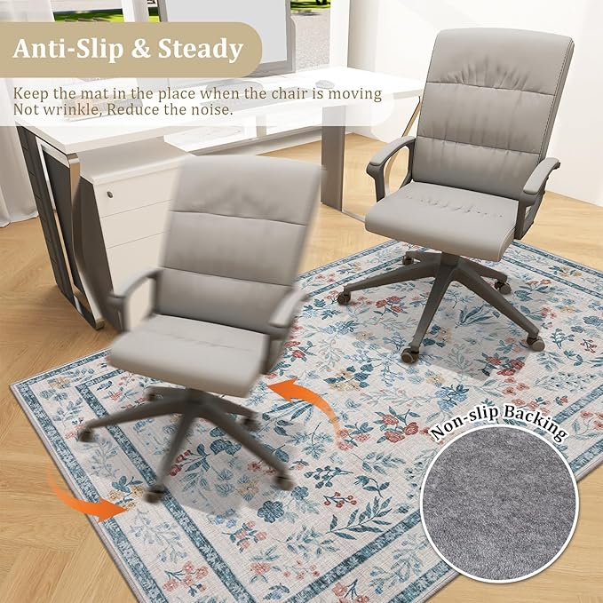 chakme Office Chair Mat for Hardwood Floor, Machine Wash - Image 5