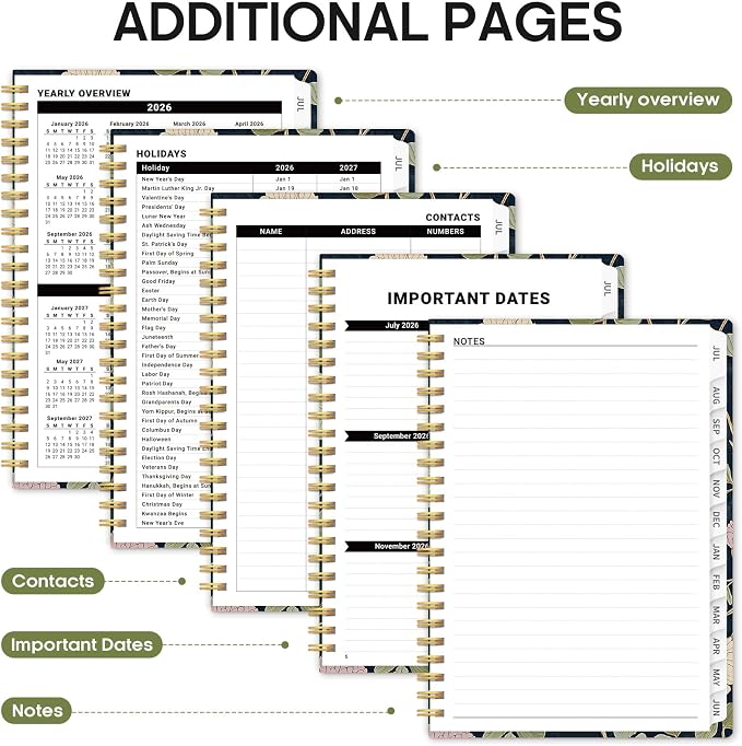 Planner 2026-2027, Academic Year Monthly and Weekly Calendar Planner, Jul 2026 - Image 5