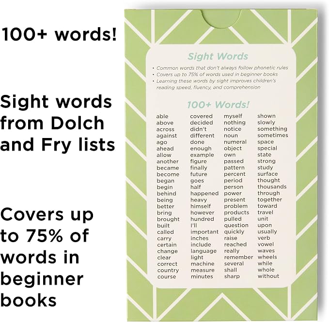 Award-Winning 3rd Grade Sight Words Flash Cards – 100+ Dolch & Fry - Image 3