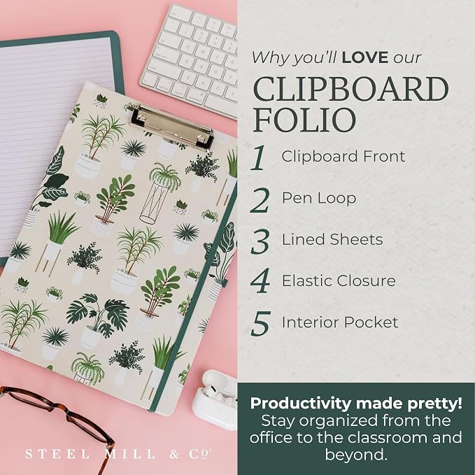 Steel Mill & Co. Cute Clipboard Folio - Image 4