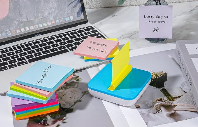 Pop Up Sticky Notes 3x3 Refills, Strong Adhesive Memo Pad Bulk - Image 6