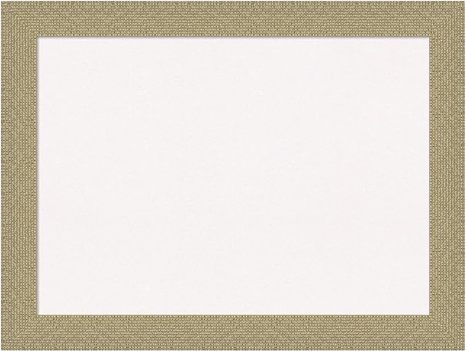 Amanti Art White Cork Board for Wall, 24x32 Vision Board with Gold Frame, Medium Corkboard Office Decor for Home Organization, Casual Corkboard Pinboard to display items for home organization-DeskLoop Office