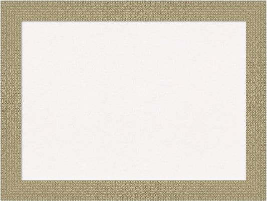 Amanti Art White Cork Board for Wall, 24x32 Vision Board with Gold Frame, Medium Corkboard Office Decor for Home Organization, Casual Corkboard Pinboard to display items for home organization-DeskLoop Office