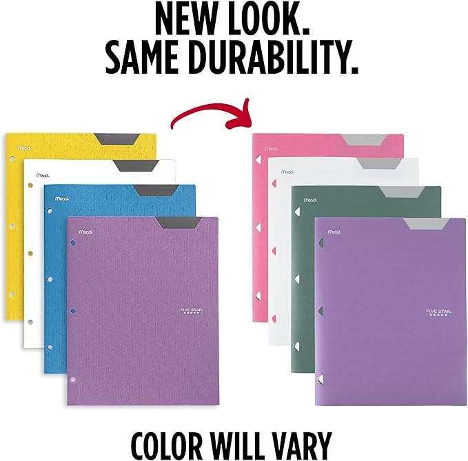Five Star 2-Pocket Plastic Folder - Image 2