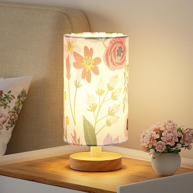 Fenmzee Floral Table Lamp for Bedroom by Fenmzeelighting