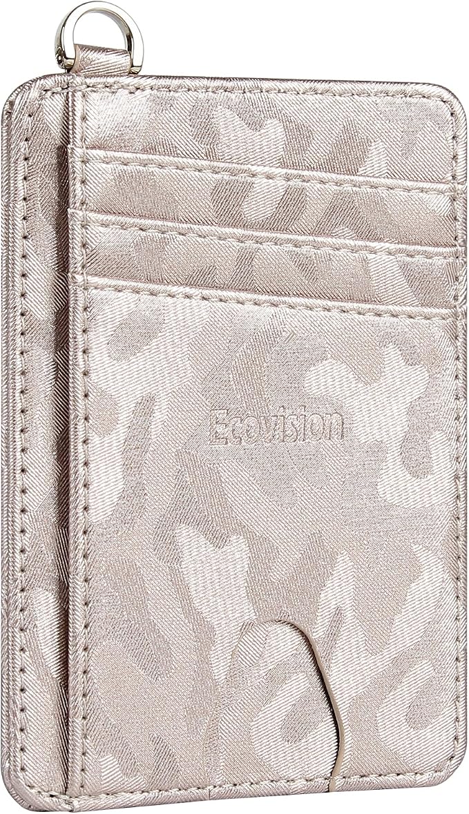 Slim Minimalist Front Pocket Wallet, RFID Blocking Credit Card Holder Wallet by Ecovision