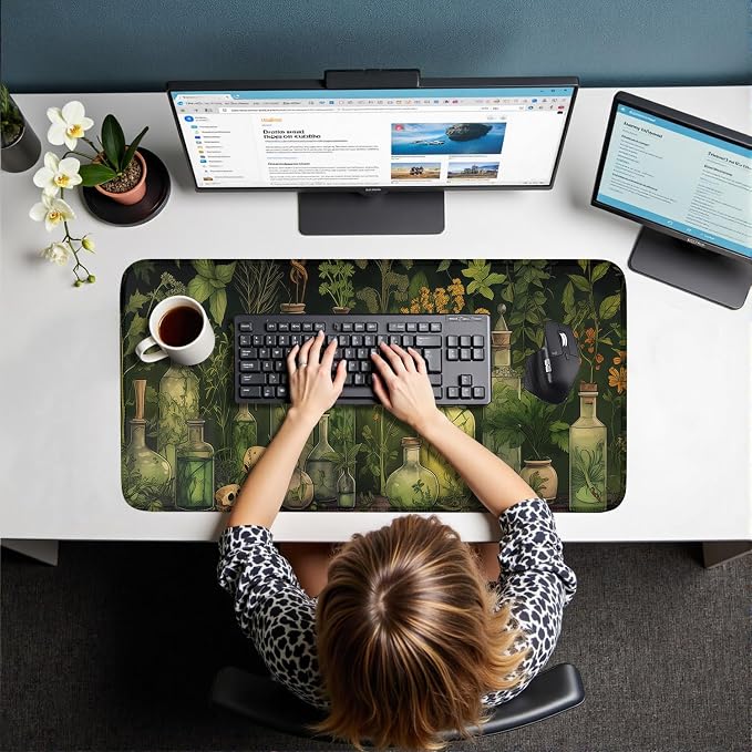Green Enchanted Apothecary Desk Mat - Image 6