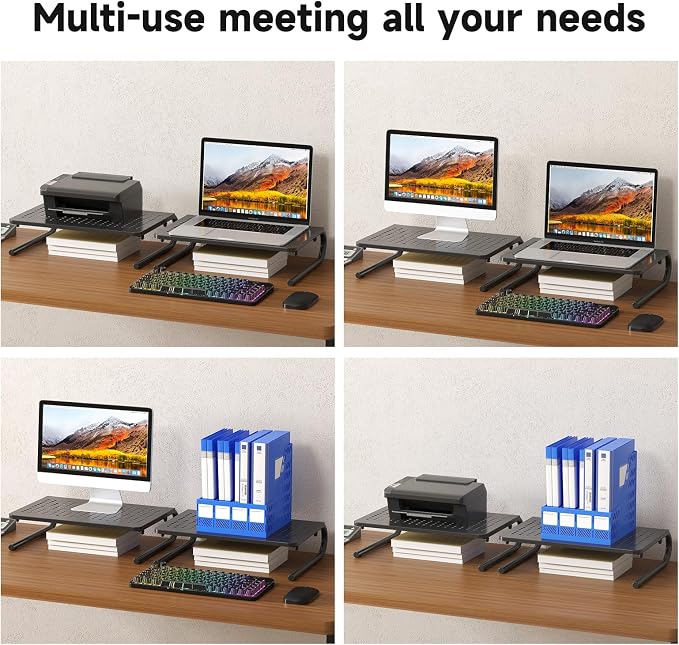 suptek Monitor Stand Riser for Computer, Notebook and All Flat Screen Display - Image 3