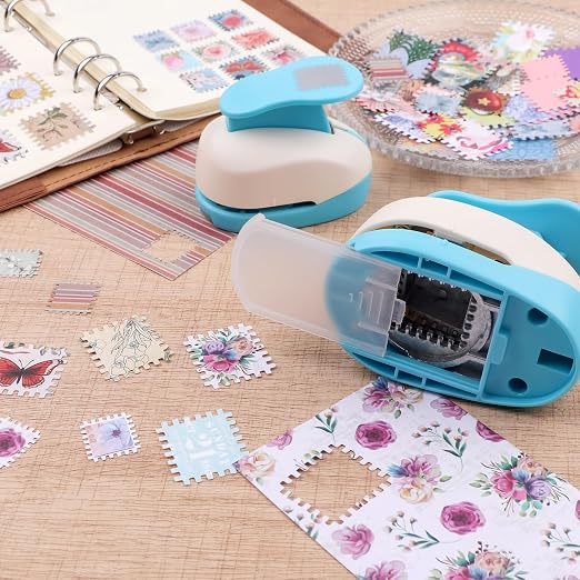 BAOFALI 2 PCS Stamp Puncher 1.2"x1"and 0.8"x0.7" Stamp Punch Rectangular - Image 4