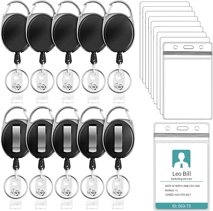 Puroma 10 Pack Badge Holder by Puroma