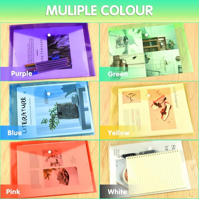 NACHLYNN 48pcs Plastic Envelopes Poly Envelopes - Image 6