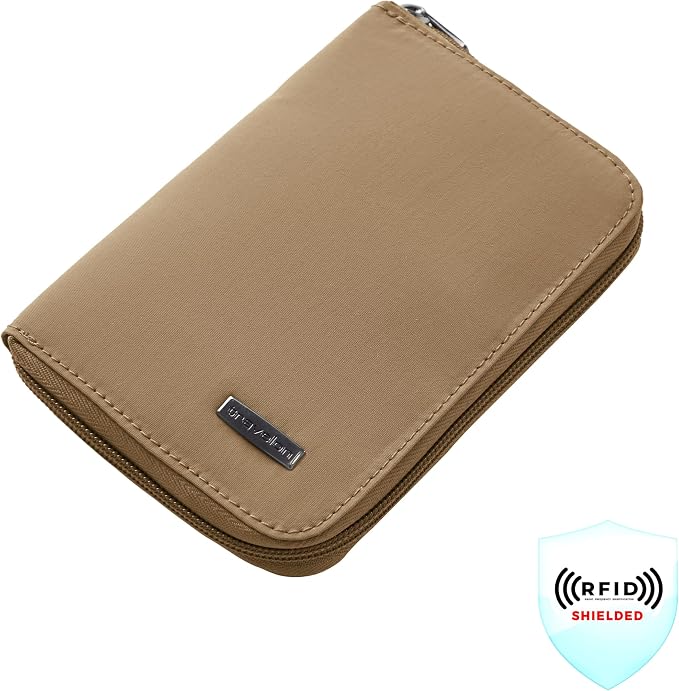 Travelon RFID Blocking Passport Zip Wallet - Image 2
