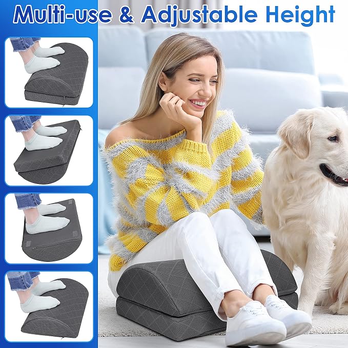 CushZone Foot Rest, Desk & Gaming Accessories, Foot Rest - Image 5