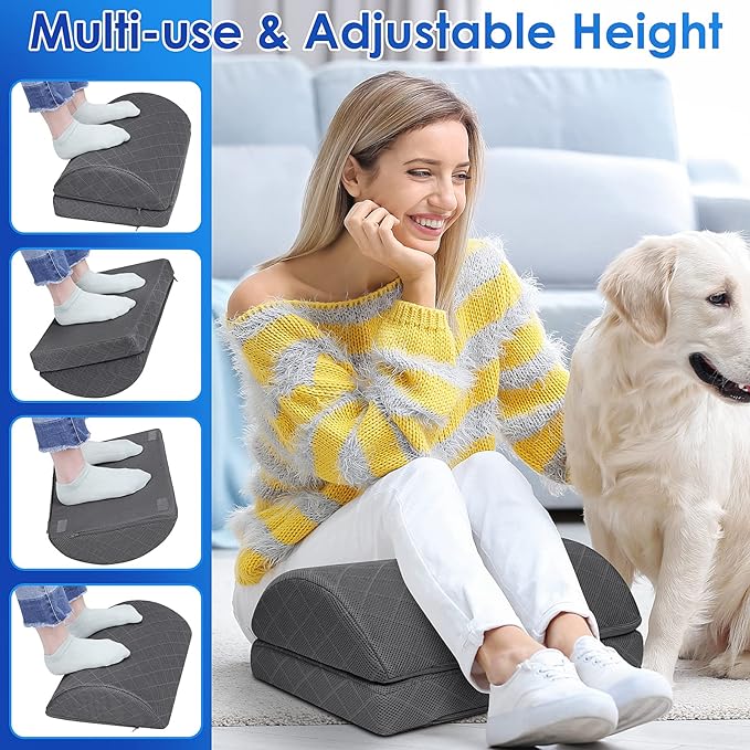CushZone Foot Rest, Desk & Gaming Accessories, Foot Rest - Image 5