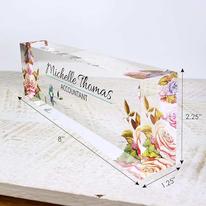 Desk Name Plate Personalized - Image 4