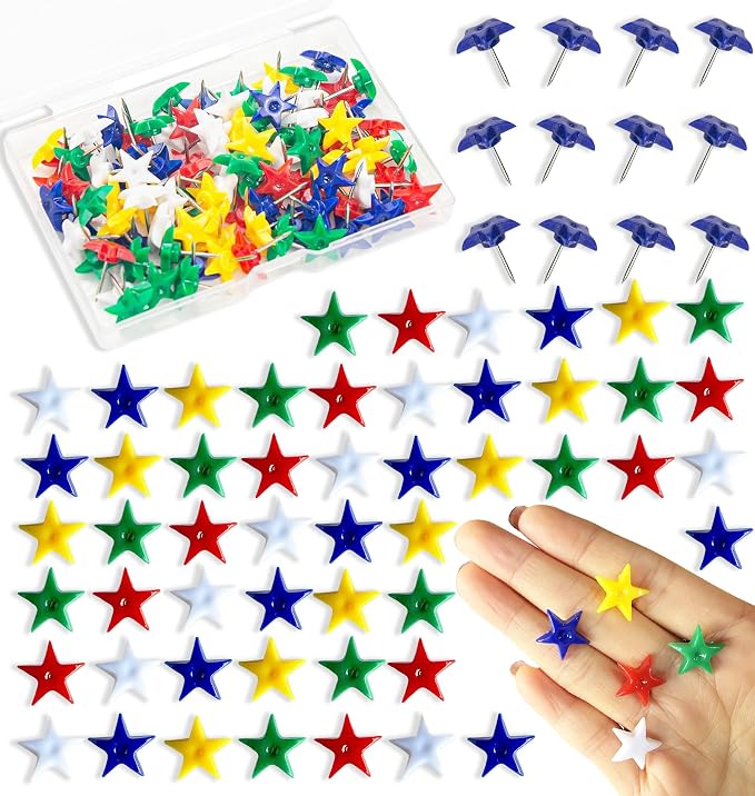 150PCS Push Pins, Cute Push Pins Thumb Tacks by Tandarui