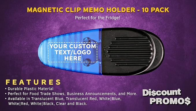 10 Magnetic Memo Holders Set - Image 2