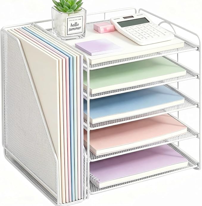 OPNICE Desk Organizer, 5-Tier Paper Organizer Letter Tray by OPNICE